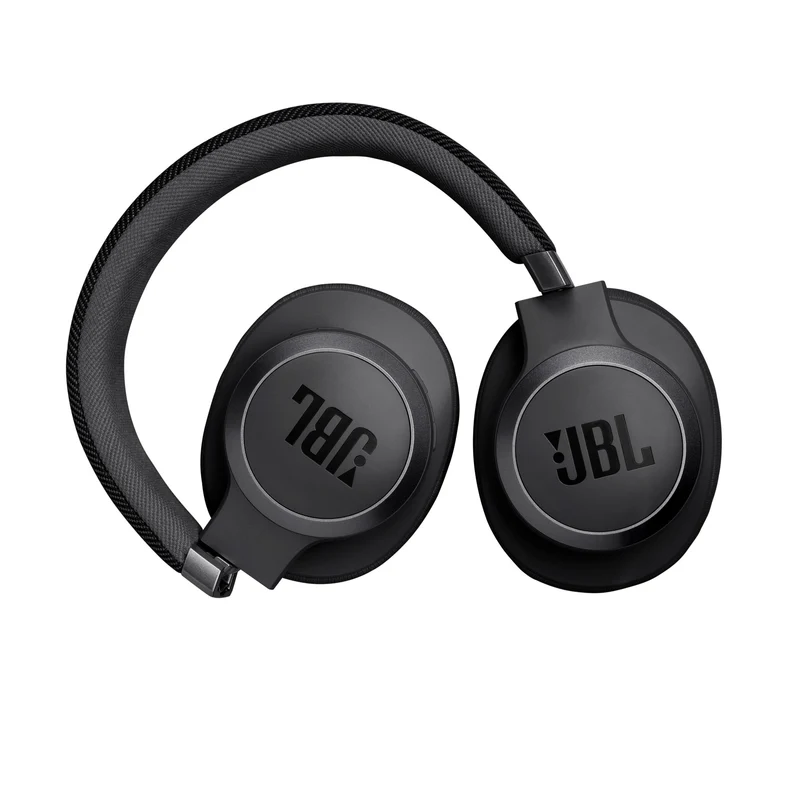 JBL Live 770NC Wireless Over-Ear Headphones with True Adaptive Noise Cancelling (Black)