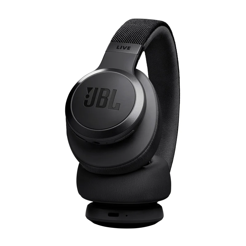 JBL Live 770NC Wireless Over-Ear Headphones with True Adaptive Noise Cancelling (Black)