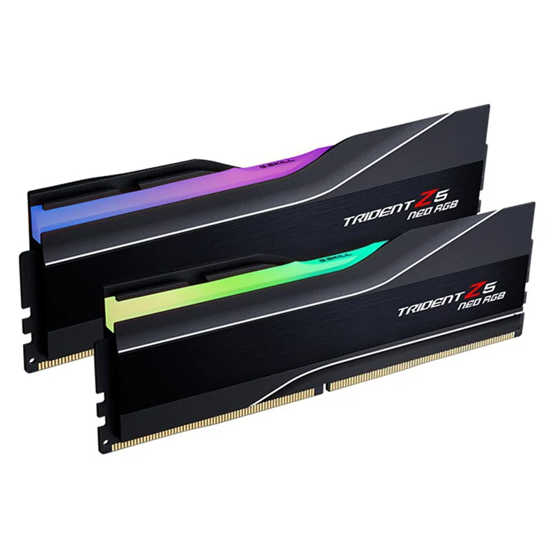 G.Skill trident Z5 Neo RGB 96GB (2x48GB) DDR5 6000 MT/s CL28-36-36-96 1.35V AMD EXPO Desktop Memory (F5-6000J2836F48GX2-TZ5NR)