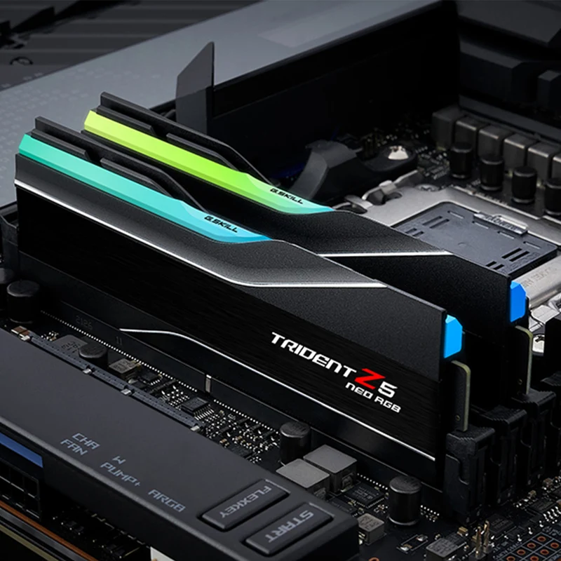 G.Skill trident Z5 Neo RGB 96GB (2x48GB) DDR5 6000 MT/s CL28-36-36-96 1.35V AMD EXPO Desktop Memory (F5-6000J2836F48GX2-TZ5NR)