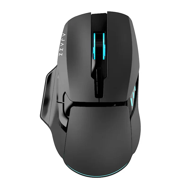 Ajazz AJ039 Tri-Mode Gaming Mouse (Black, Red/White)