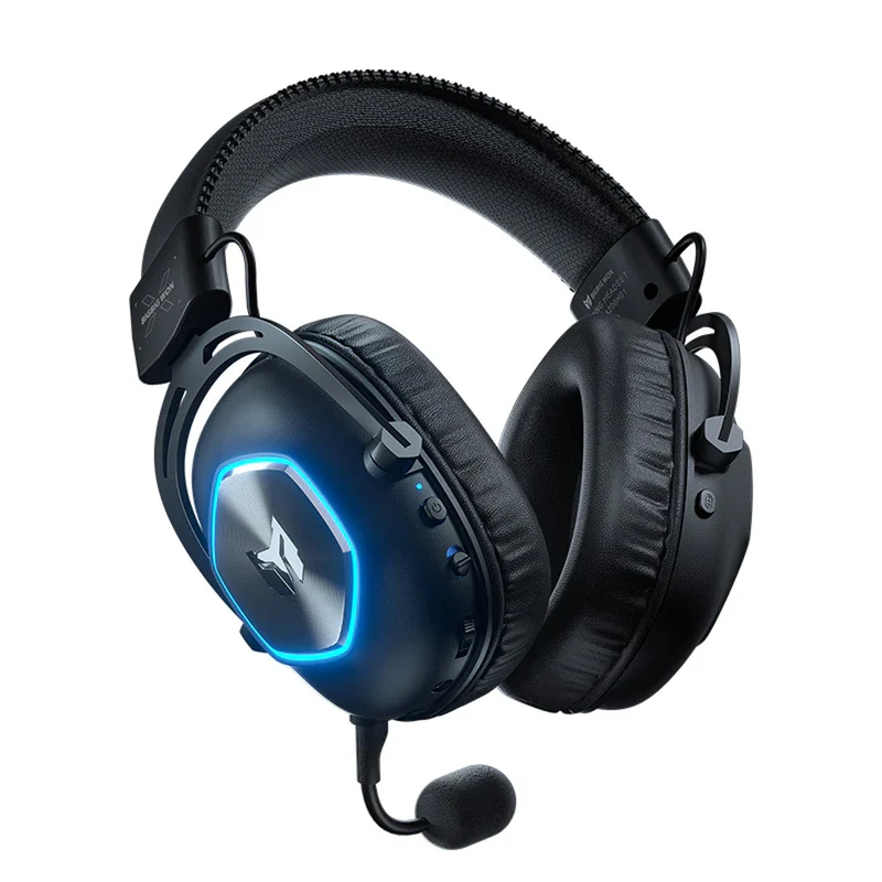 Bigbig Won Halo Pro Tri-Mode Gaming Headset for PS5 / PS4 / XboxOne / Xbox Series / Switch / PC / Android / iOS (Black)