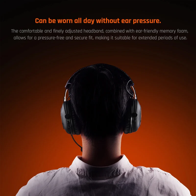 Bigbig Won Halo Pro Tri-Mode Gaming Headset for PS5 / PS4 / XboxOne / Xbox Series / Switch / PC / Android / iOS (Black)
