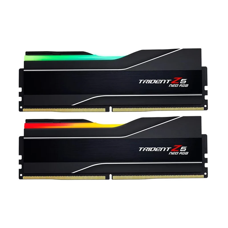 G.Skill Trident Z5 Neo RGB 64GB (2x32GB) DDR5 6000 MT/s CL30-36-36-96 1.40V Gaming Desktop Memory (Matte Black) (F5-6000J3036G32GX2-TZ5NR)