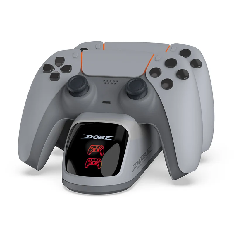 Dobe Dualsense Controller Charging Dock for PS5 (Grey) TP5-0515