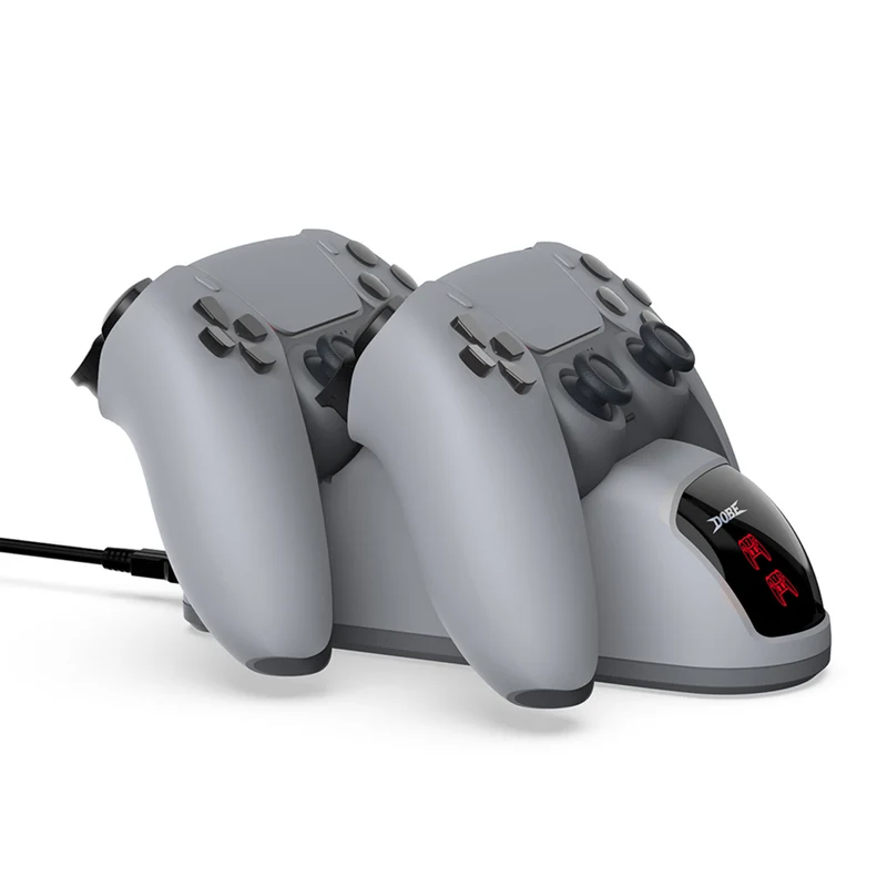 Dobe Dualsense Controller Charging Dock for PS5 (Grey) TP5-0515