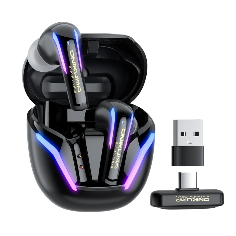 Onikuma T27 Wireless Dual Microphone Noise Reduction (Black, White)