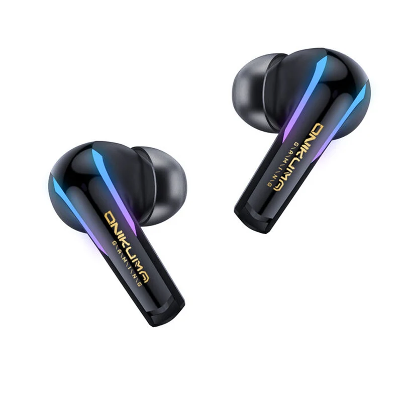 Onikuma T27 Wireless Dual Microphone Noise Reduction (Black, White)