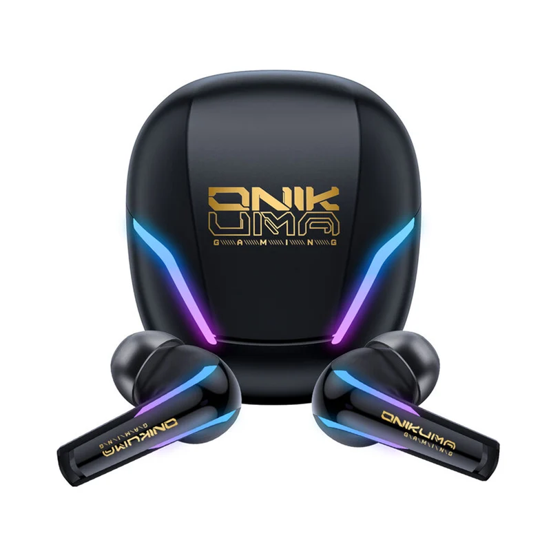 Onikuma T27 Wireless Dual Microphone Noise Reduction (Black, White)