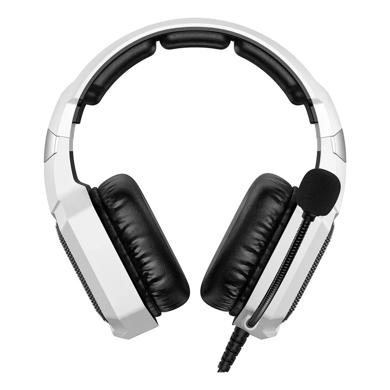 Onikuma K8 Wired Professional Gaming Headset with Noise Cancellation Microphone (Black, White)