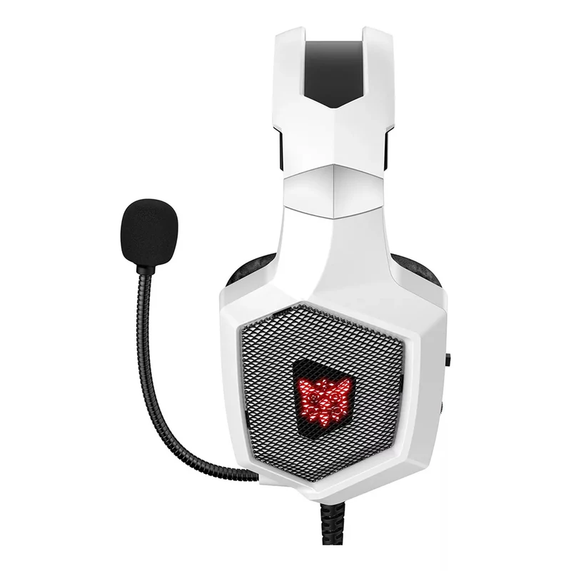 Onikuma K8 Wired Professional Gaming Headset with Noise Cancellation Microphone (Black, White)