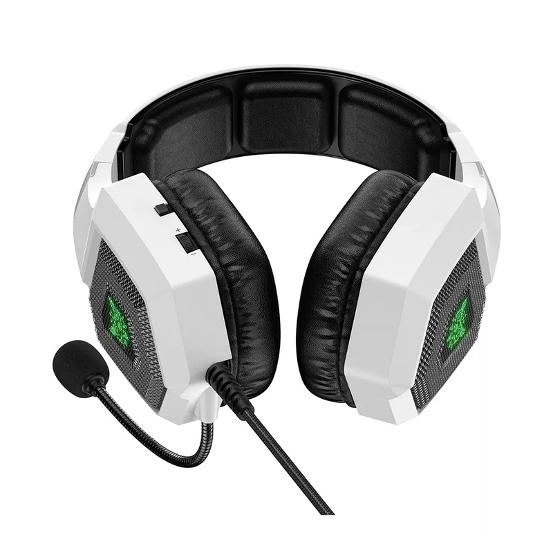 Onikuma K8 Wired Professional Gaming Headset with Noise Cancellation Microphone (Black, White)