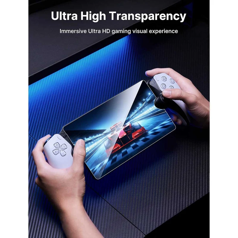 JSAUX Ultra Clear Tempered Glass Screen Protector for PS5 Portal 2-Pack (GP0121)