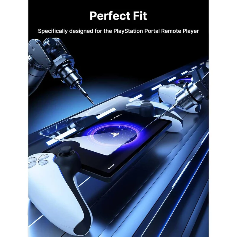 JSAUX Ultra Clear Tempered Glass Screen Protector for PS5 Portal 2-Pack (GP0121)