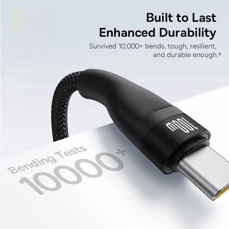 Baseus Flash Series III One-For-Three Fast Charging Cable USB-C to C+C+C 100W 1.5m (Cluster Black) (P10377503111-00)