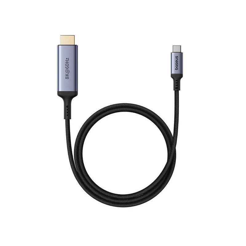 Baseus High Definition Series Type-C to HDMI 8K Adapter 1.5m (Cluster Black) (B0063370G111-00)