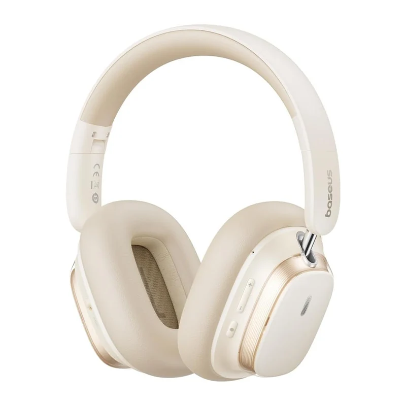 Baseus Bowie H1s Noise-Cancellation Wireless Headphone (Cluster Black, Stellar White)