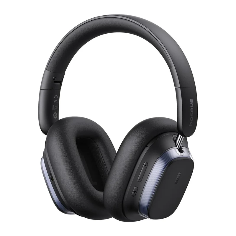 Baseus Bowie H1s Noise-Cancellation Wireless Headphone (Cluster Black, Stellar White)