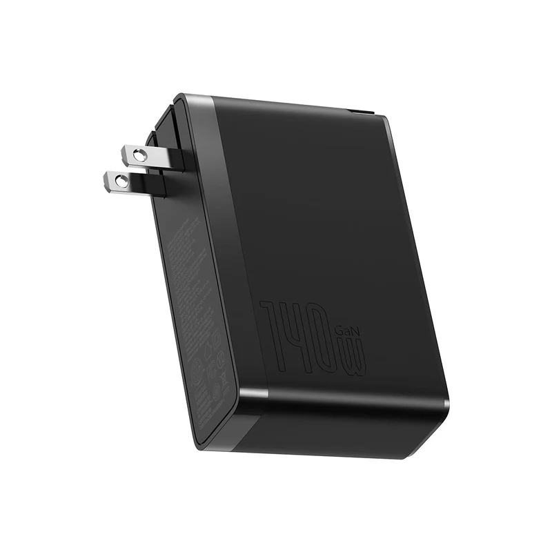 Baseus GaN5 Pro Fast Charger 2C+U 140W (Black) (CCGP100101)
