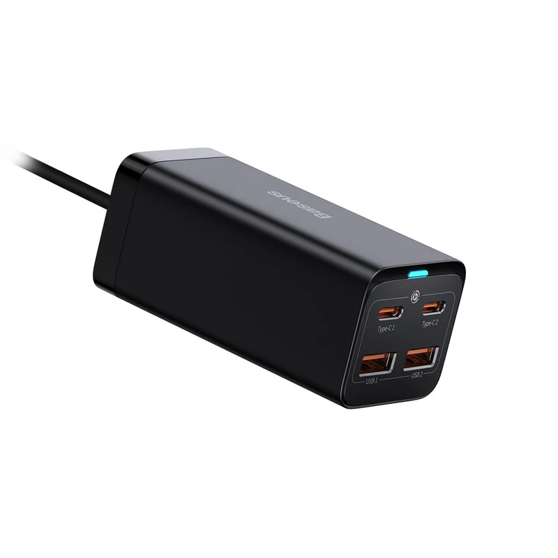 Baseus GaN3 Pro Desktop Fast Charger 2C+2U 100W US (Black) (CCGP000201)
