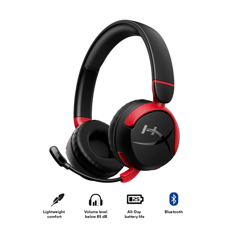HyperX Cloud Mini Wireless Gaming Headset (Black, White)