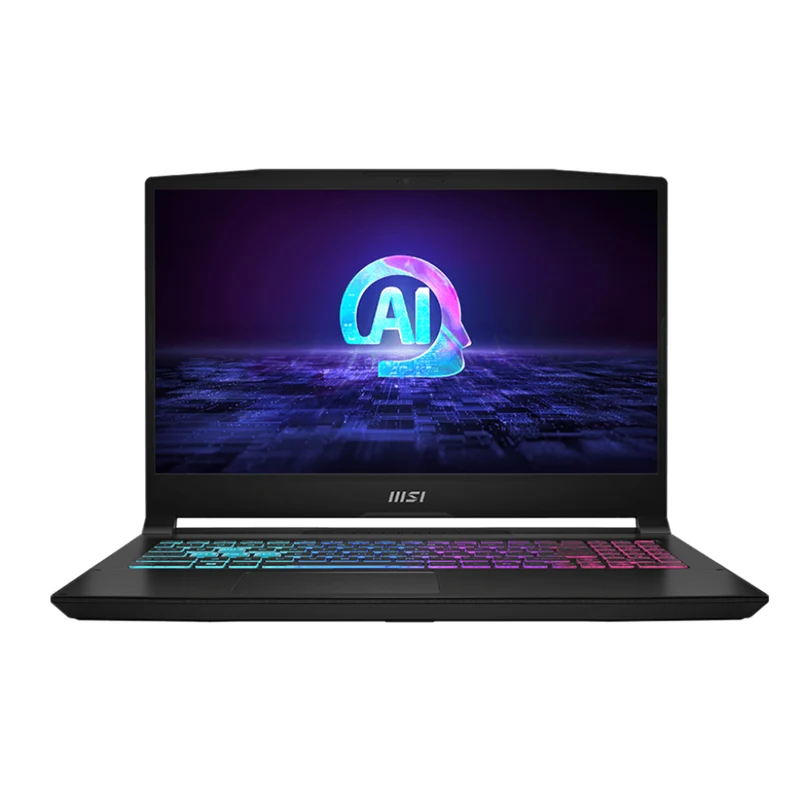 MSI Katana A15 AI B8VE-601PH Gaming Laptop (Black) | 15.6" QHD (2560x1440) 165Hz | Ryzen 7 8845HS | 16GB RAM | 512GB SSD | RTX 4050 | Windows 11 Home | MSI Gaming Backpack