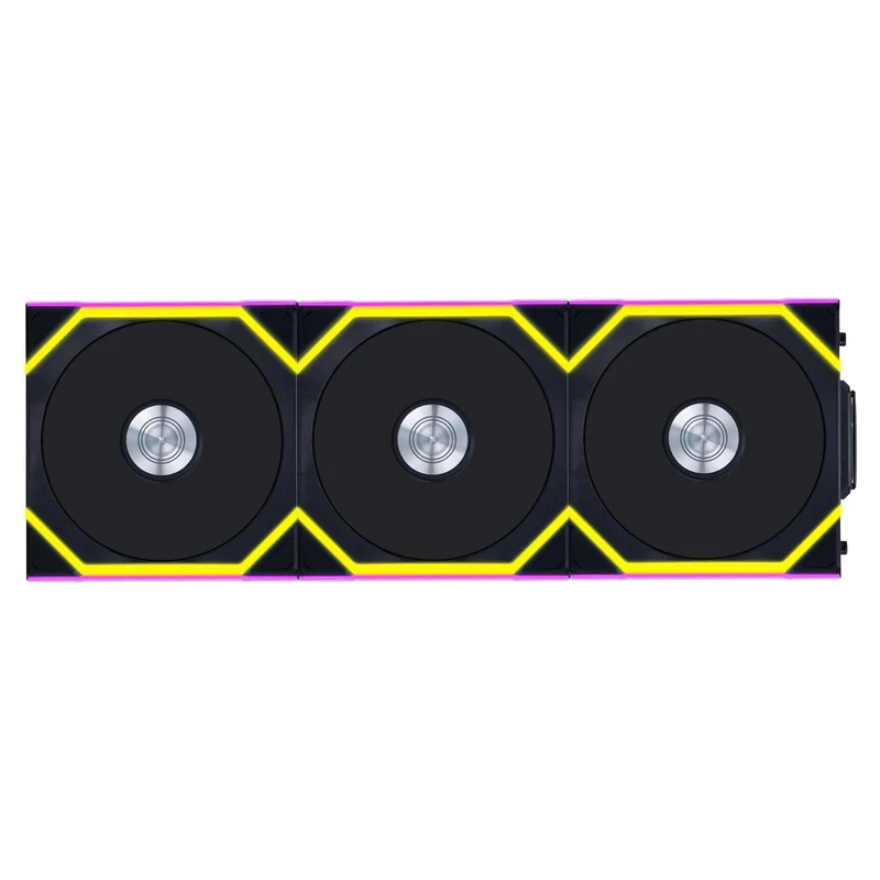Lian Li Uni Fan SL Wireless 120 ARGB Reverse Blade with L-Wireless Controller - Triple Pack (Black, White)