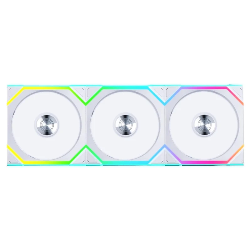 Lian Li Uni Fan SL Wireless 120 ARGB Reverse Blade with L-Wireless Controller - Triple Pack (Black, White)