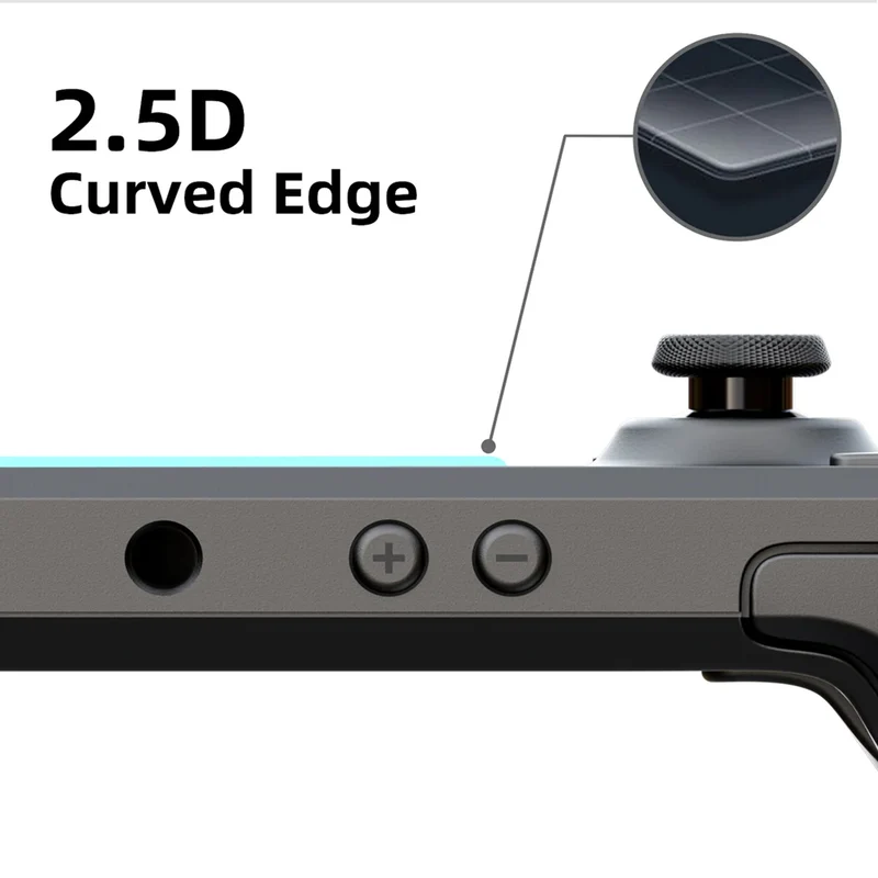 Skull & Co. Tempered Glass Screen Protector 9H Hardness / 2.26mm Ultra Thin with Positioner for Steam Deck / LCD (Anti-Glare Matte Finish, HD Clarity) (SDSP2-P-M, SDSP2-P-G)