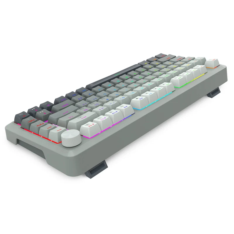 E-Yooso HZ-82 RGB 82-Keys Wired Mechanical Keyboard Gradient Grey (Magnetic Switch)