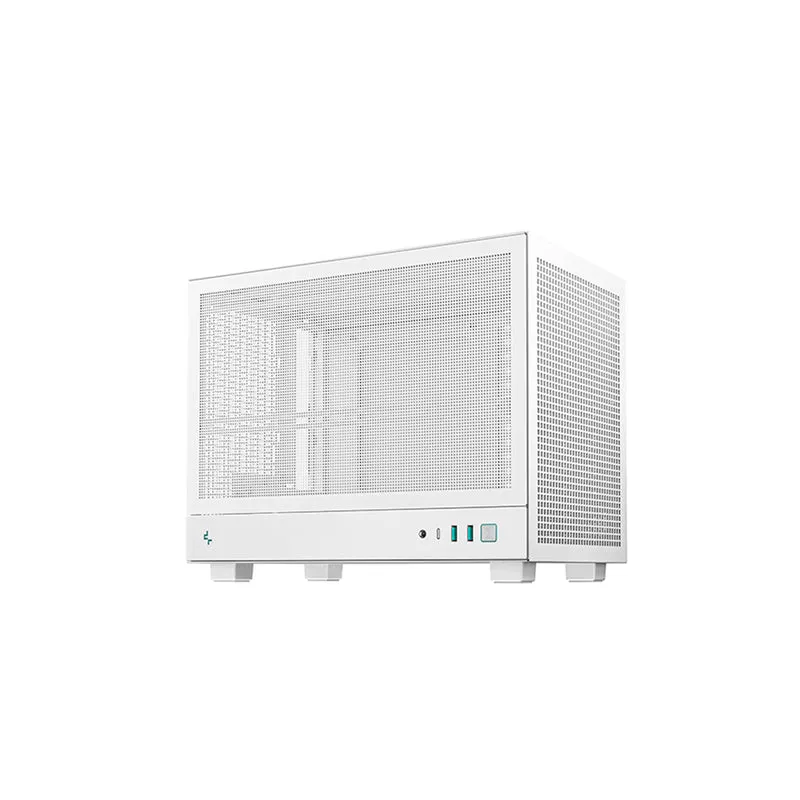Deepcool CH160 MESH Mini-ITX Ultra Portable High Flow PC Case (Black, White)