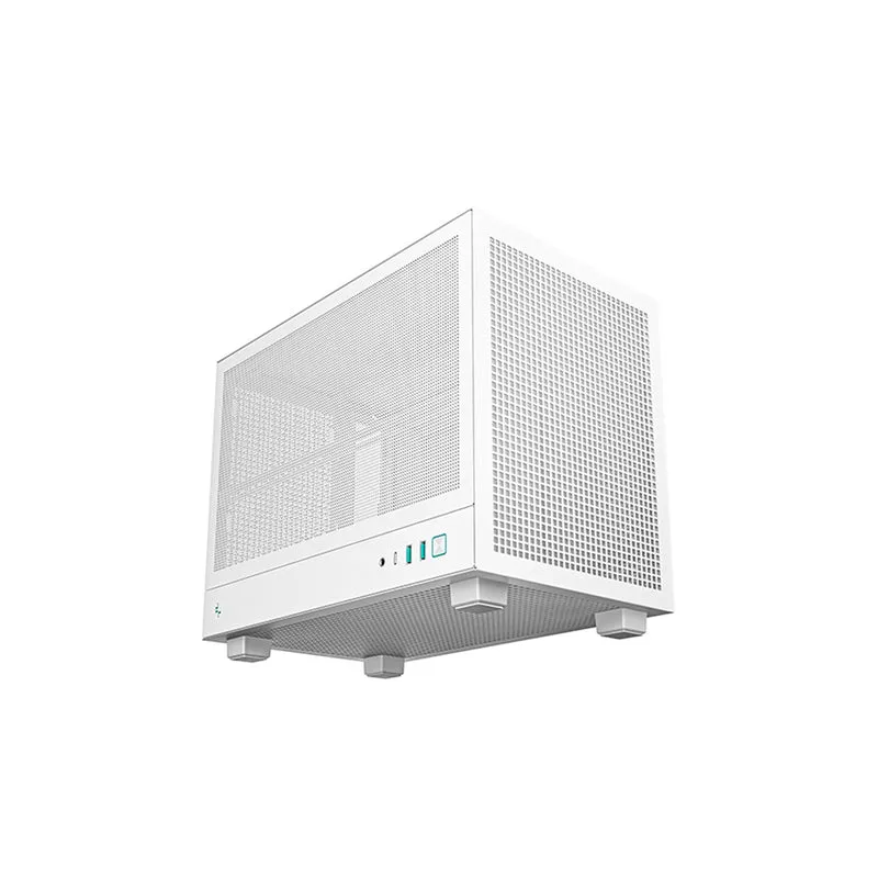 Deepcool CH160 MESH Mini-ITX Ultra Portable High Flow PC Case (Black, White)