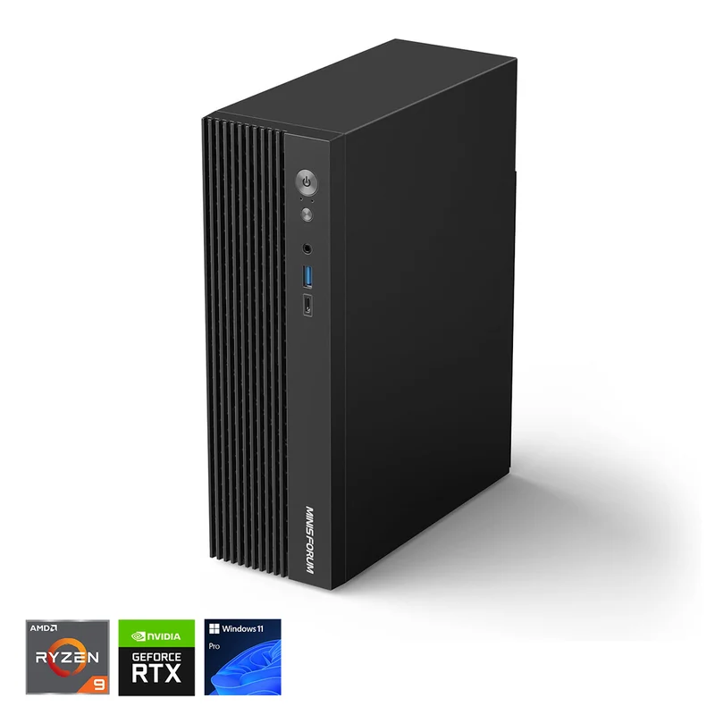 Minisforum 795S7 AMD Ryzen 9 7945HX Processor 32GB RAM 1TB SSD Gigabyte GeForce RTX 4060 Windows 11 Pro Mini Gaming PC