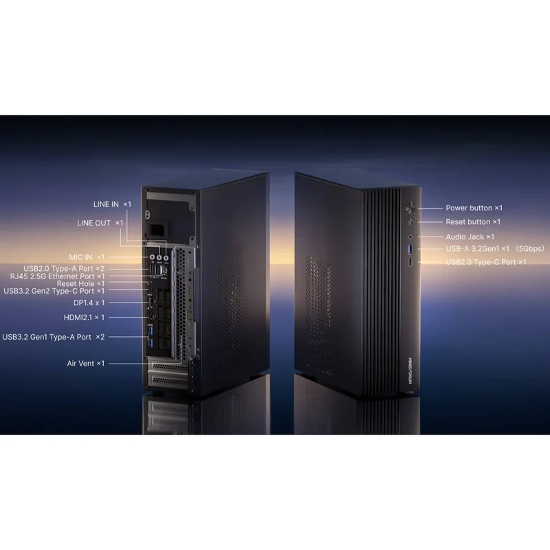 Minisforum 795S7 AMD Ryzen 9 7945HX Processor 32GB RAM 1TB SSD Gigabyte GeForce RTX 4060 Windows 11 Pro Mini Gaming PC