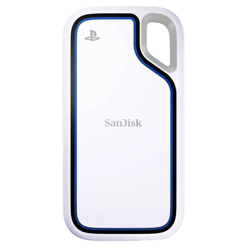 Sandisk Extreme USB 3.2 Gen 2 Up to 1050MB/s Portable SSD For PS5 (White) (1TB, 2TB)