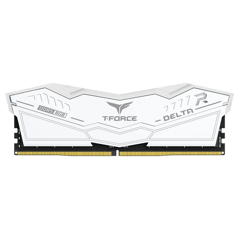 TeamGroup T-Force Delta RGB DDR5 32GB (2x16GB) 8000MHz CL38-48-48-84 1.45V Gaming Desktop Memory (Black , White) (FF3D532G8000HC38DDC01, FF4D532G8000HC38DDC01)