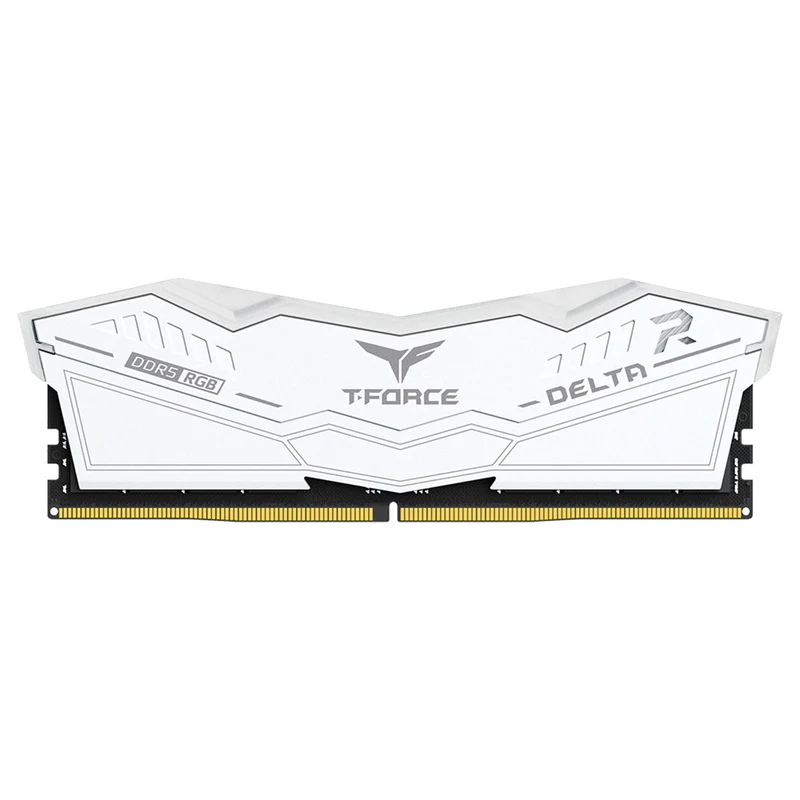 TeamGroup T-Force Delta RGB DDR5 64GB (2x32GB) 6000MHz CL38-46-46-76 1.35V Gaming Desktop Memory (Black, White) (FF3D564G6000HC38GDC01, FF4D564G6000HC38GDC01)