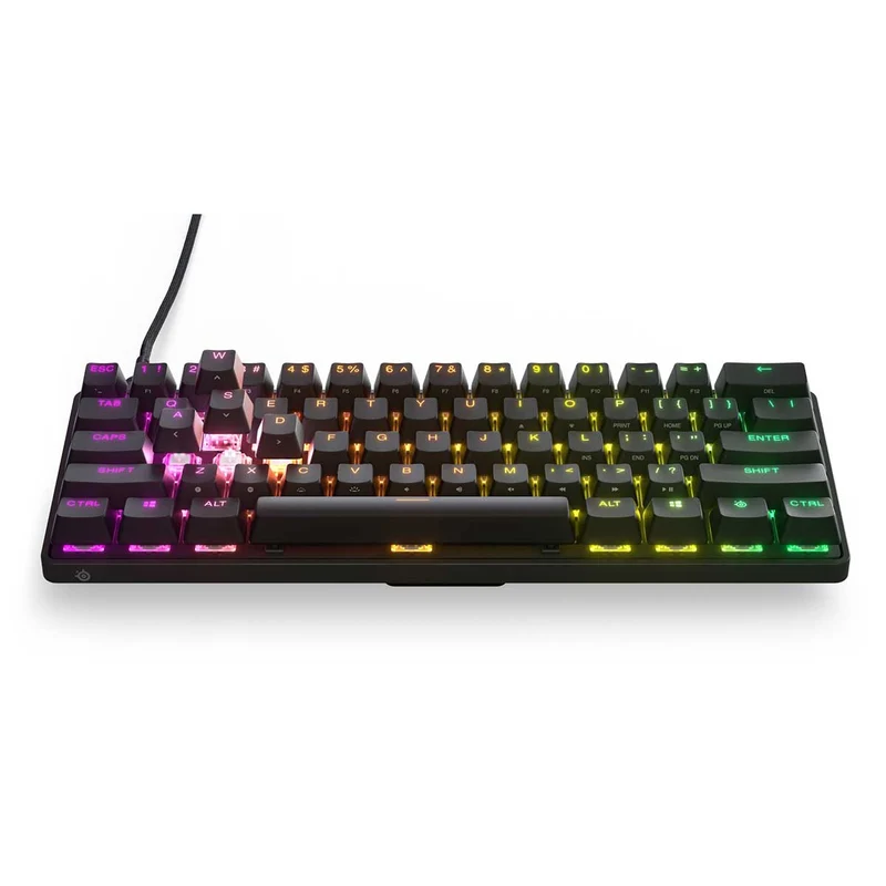 SteelSeries Apex Pro Mini Adjustable Switch Wired Mechanical Gaming Keyboard (Omnipoint 3.0 Switches) (64913)
