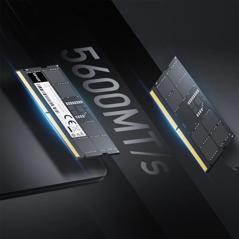 Lexar 8GB DDR5 5600MHz CL46 SODIMM Laptop Memory (LD5S08G56C46ST-BGS)