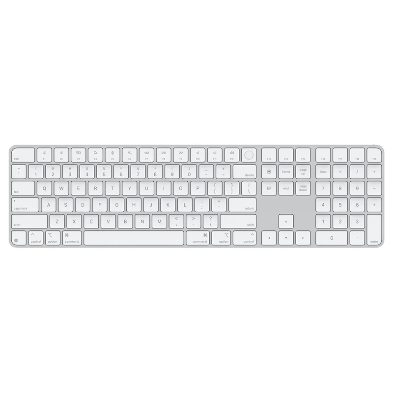Apple Magic Keyboard with Touch ID and Numeric Keypad for Mac Models with Apple Silicon (MK2C3ZA/A)