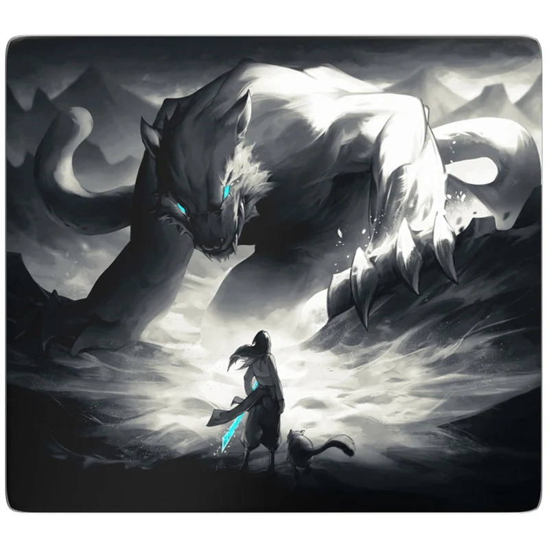 Tekkusai The Beast Glass Mousepad