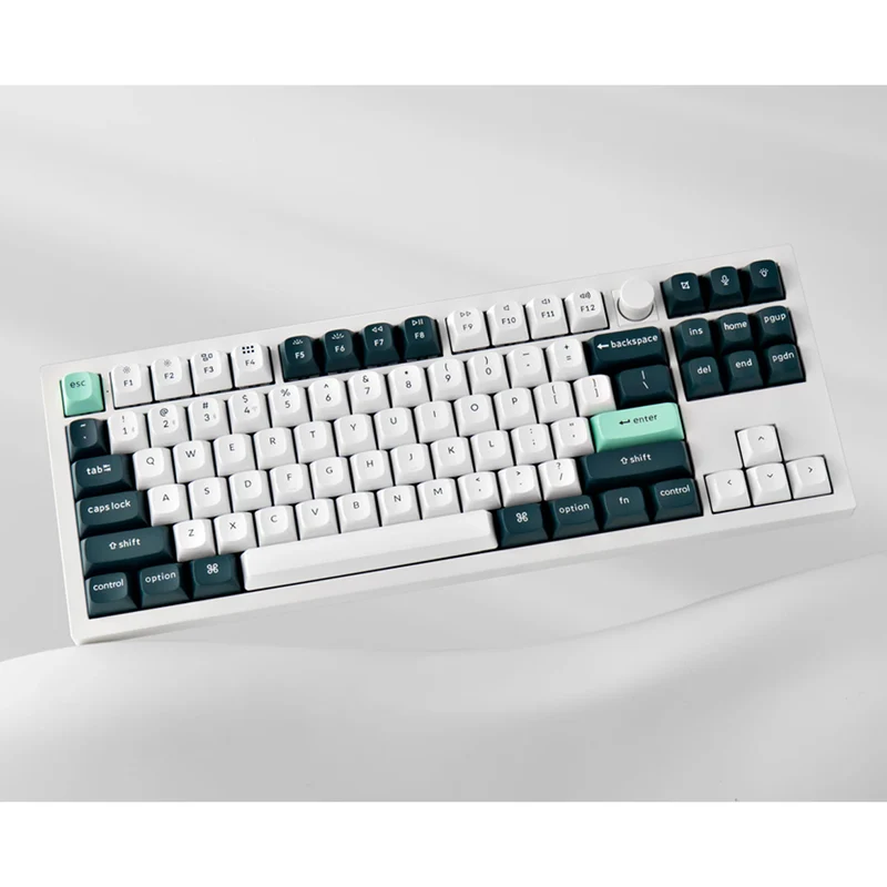 Keychron Q3 HE QMK TKL Fully Assembled Knob RGB Backlight Hot-Swappable Wireless Magnetic Switch Keyboard - Shell White (Gateron Double-Rail Magnetic Nebula Switch) (Q3H-P1)