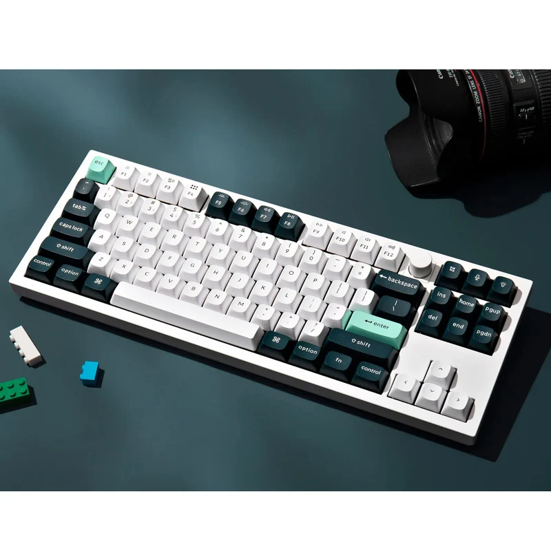 Keychron Q3 HE QMK TKL Fully Assembled Knob RGB Backlight Hot-Swappable Wireless Magnetic Switch Keyboard - Shell White (Gateron Double-Rail Magnetic Nebula Switch) (Q3H-P1)