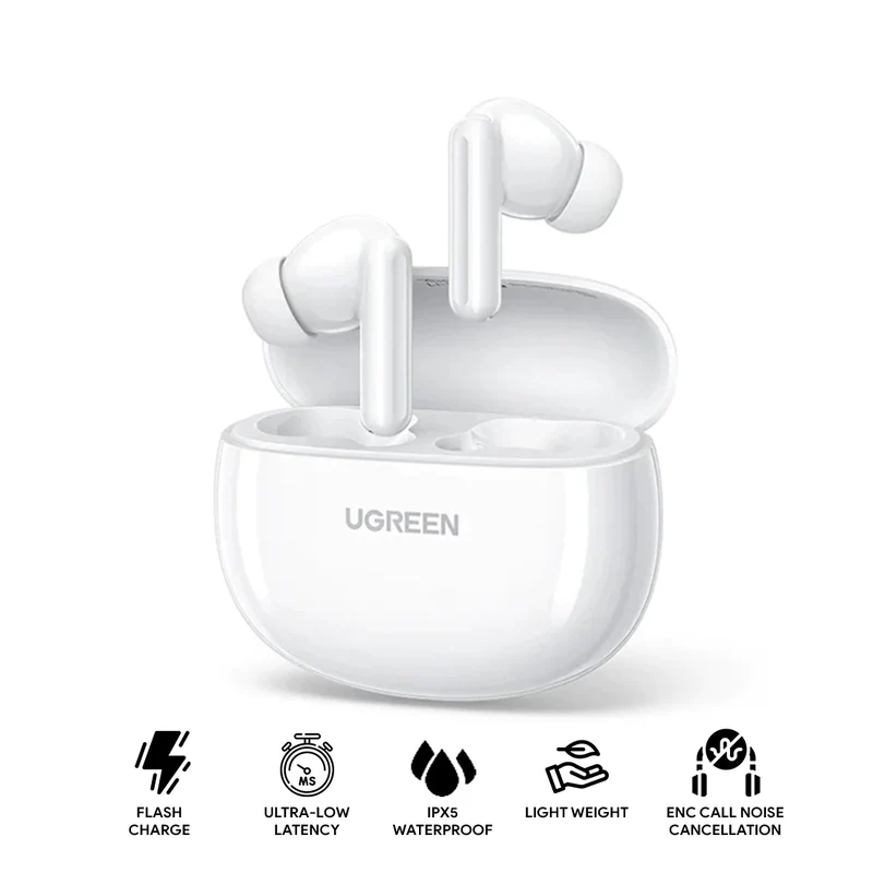 Ugreen HiTune P3 True Wireless Earbuds (White) (WS207/45110)