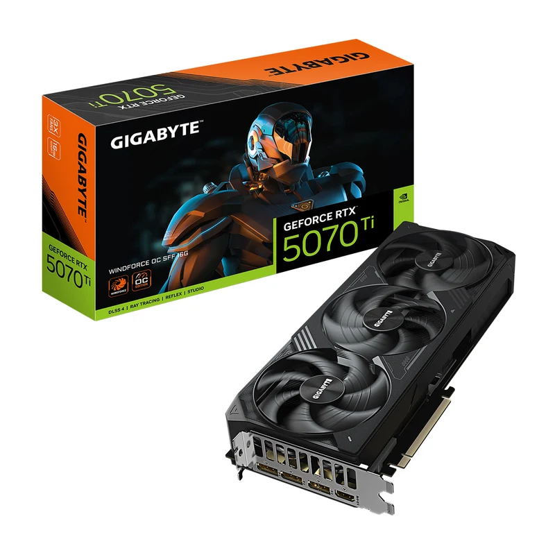 Gigabyte GeForce RTX 5070 Ti Windforce OC SFF 16GB GDDR7 Graphics Card