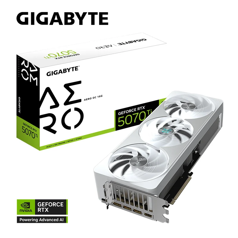 Gigabyte GeForce RTX 5070 Ti Aero OC 16GB GDDR7 Graphics Card