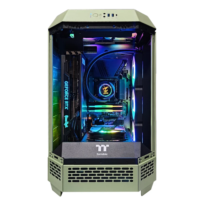 Ultra Tower 300 Matcha Green Desktop Gaming PC | Intel i9 14900 | 64GB RAM | 2TB SSD | RTX 4080 | Windows 11 Pro