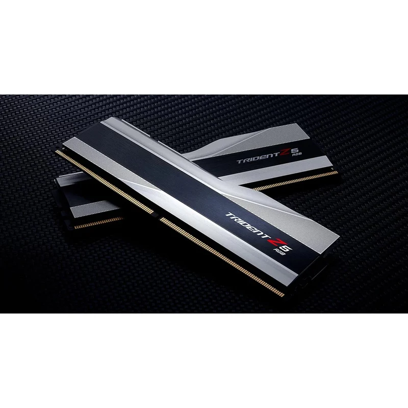 G.Skill Trident Z5 RGB 32GB (2x16GB) DDR5 5600 MT/s CL36-36-36-89 1.20V Intel XMP Desktop Memory (Metallic Silver) (F5-5600J3636C16GX2-TZ5RS)