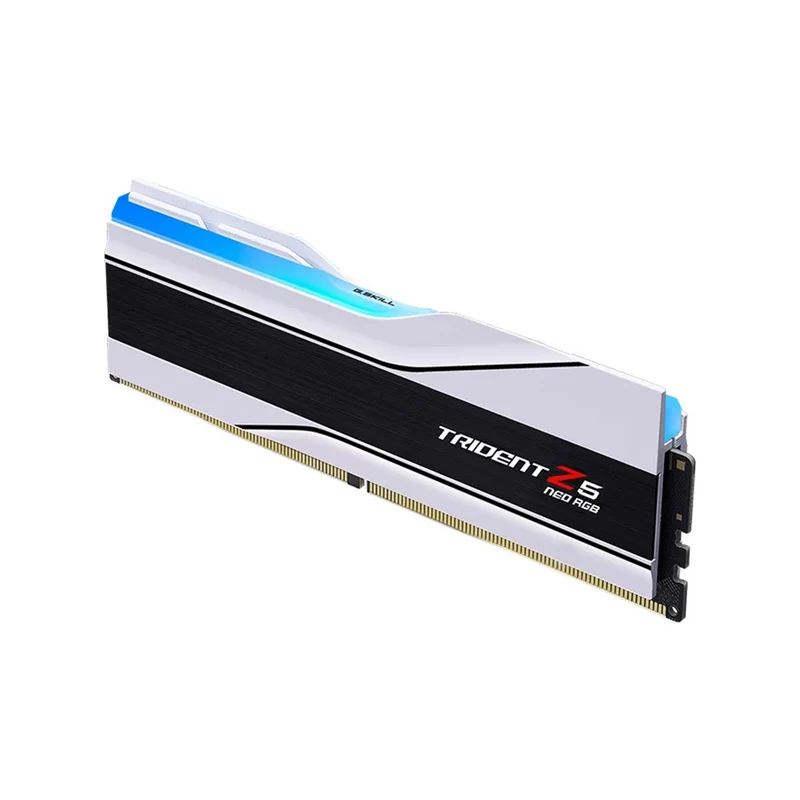 G.Skill Trident Z5 Neo RGB 32GB (2x16GB) DDR5 6400 MT/s CL32-39-39-102 1.40V AMD EXPO Desktop Memory (Matte White) (F5-6400J3239G16GX2-TZ5NRW)