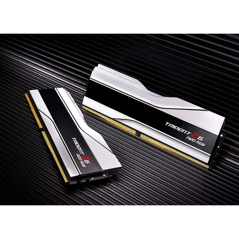 G.Skill Trident Z5 Neo RGB 32GB (2x16GB) DDR5 6400 MT/s CL32-39-39-102 1.40V AMD EXPO Desktop Memory (Matte White) (F5-6400J3239G16GX2-TZ5NRW)